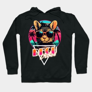 Retro Wave Degu Vibes Hoodie